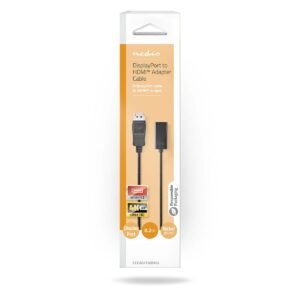 Adapter DisplayPort në HDMI Nedis 20cm 4K@30Hz CCGB37150BK02