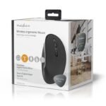 Nedis Ergonomic Wireless Mouse ERGOMSWS100BK