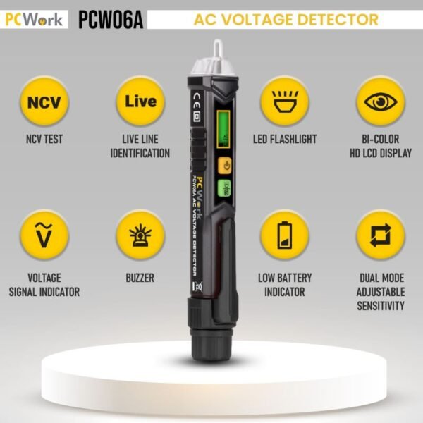 Voltage tester contactless dual mode LED light