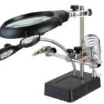 Helping Hand Magnifier LED light