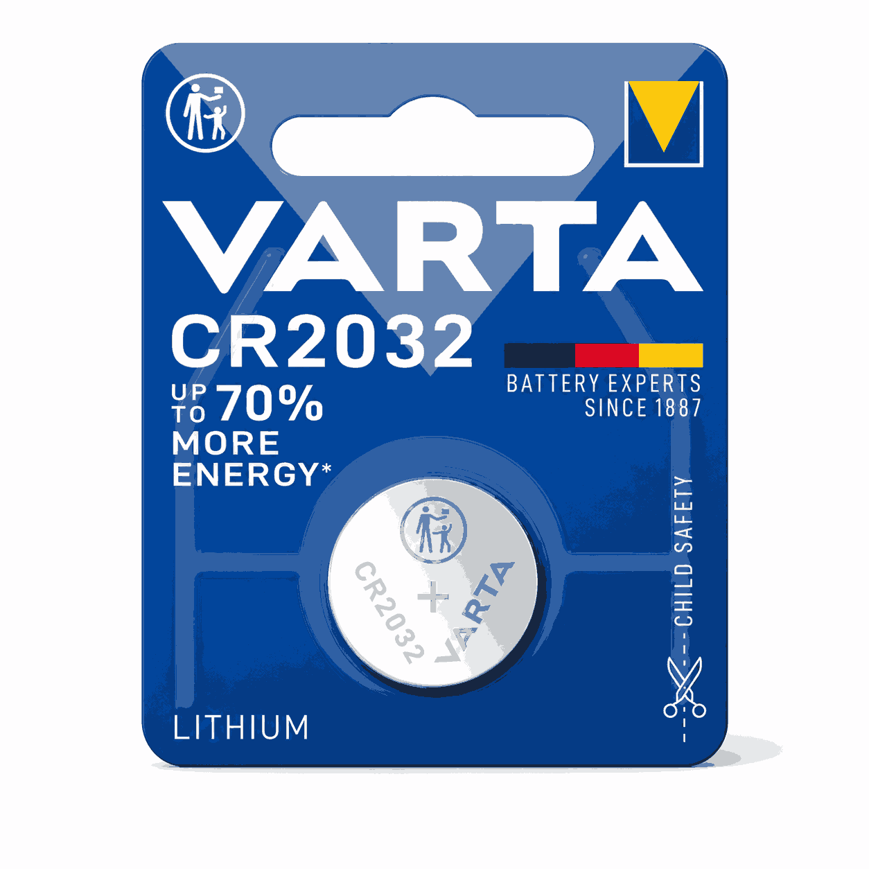 Bateri VARTA CR2032 Lithium 3V në formë monedhe