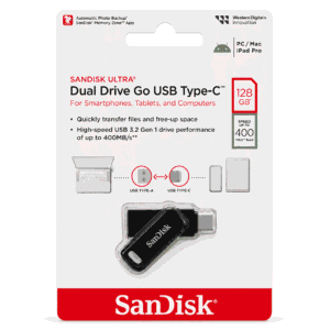 SanDisk Ultra Dual Drive Go 128GB USB-C USB-A 400MB/s