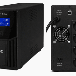 Green Cell / UPS 1500VA 900W, LCD, AVR, 4x Schuko / UPS04