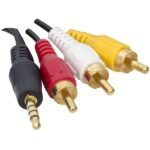3.5mm Jack to 3 RCA AV Cable