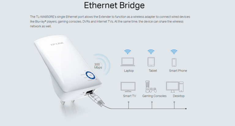 TP-Link TL-WA850RE WiFi Range Extender 300Mbps thumbnail 2