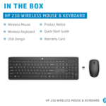 HP Keyboard & Mouse Wireless 230 18H24AA