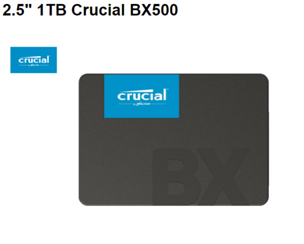 SSD 2.5 1TB Crucial BX500 CT1000BX500SSD1