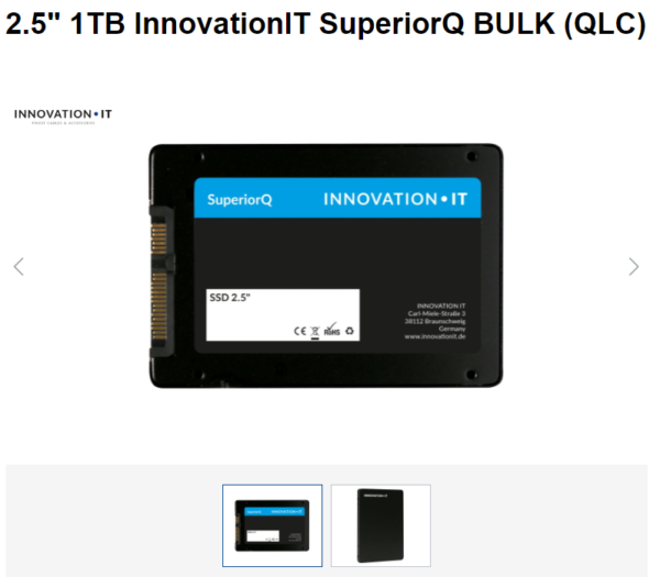 SSD 2.5 1TB InnovationIT 00-1024888