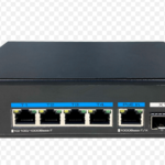 Switch 4 port gigabit POE 65 watt sfp