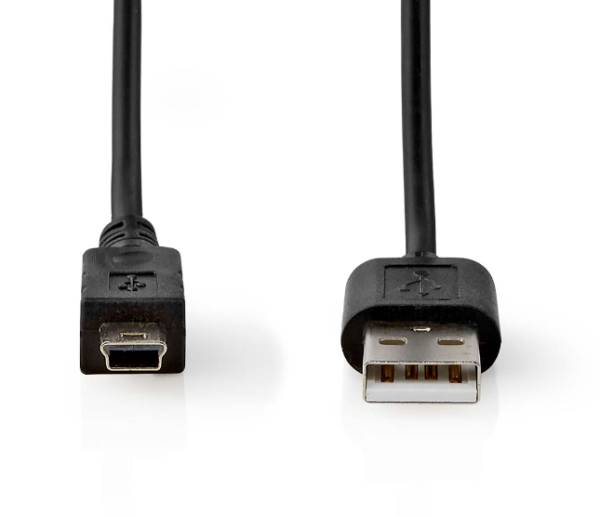 Nedis USB Cable Mini 5 pin 2m CCGL60300BK20