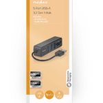 Nedis USB Hub Card Reader CCGB60250BK01