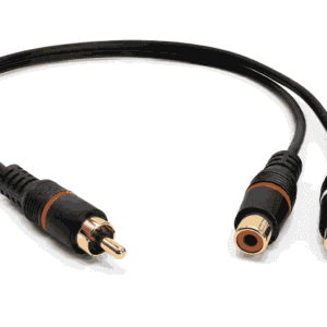 RCA Male to 2x RCA Female Audio Extension Cable 1.5m