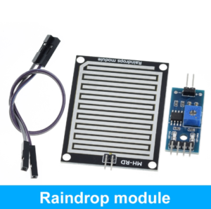 Rain Drop Sensor Module për Arduino Compatible dhe ESP32