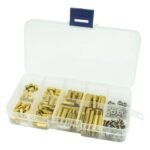 120Pcs M3 Brass Standoff Spacer Kit - Female-Female Hex Screws & Nuts
