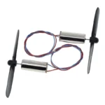 2Pcs DC 3.7-4.2V 716 Micro Coreless DC Motor with Propeller Set