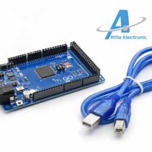 Arduino Mega R3 2560 Compatible Board me Kabull USB – Mikrocontroller për Projekte DIY