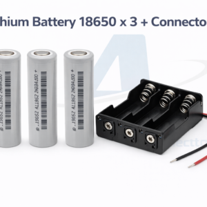 Bateri lithium x 3 + Konektor