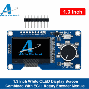 1.3 Inch OLED Display Module me EC11 Rotary Encoder dhe IIC Interface