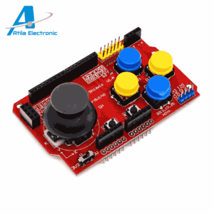Joystick Shield me joystick analog dhe butona për projekte robotike dhe gaming