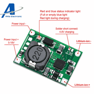 TP5100 Battery Charger Module 1S 2S Li-Ion LiPo 18650 Charging Board