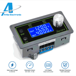 WZ5005L 250W DC Step Down Buck Converter me ekran LCD dhe dalje të rregullueshme