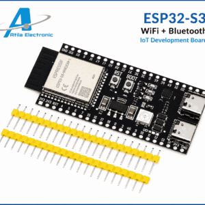 ESP32-S3 WiFi + Bluetooth IoT Dual Type-C Development Board për projekte Smart Home, IoT dhe robotikë nga Atila Electronic.