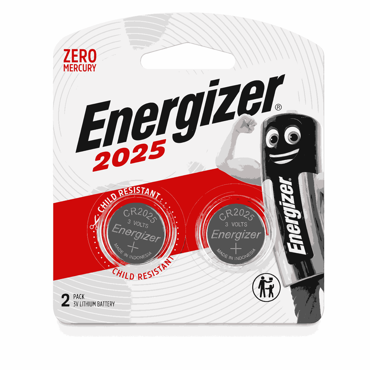 Bateri Energizer CR2025 3V lithium tip buton për çelësa dhe pajisje elektronike