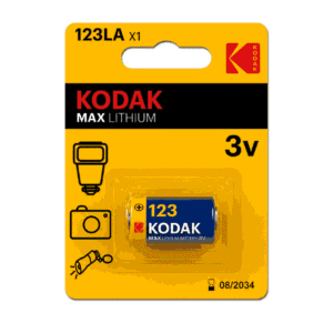 Bateri cilindrike Kodak CR123A K123LA Lithium 3V