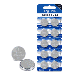 Bateri LogiLink CR2032 Lithium 3V në formë monedhe
