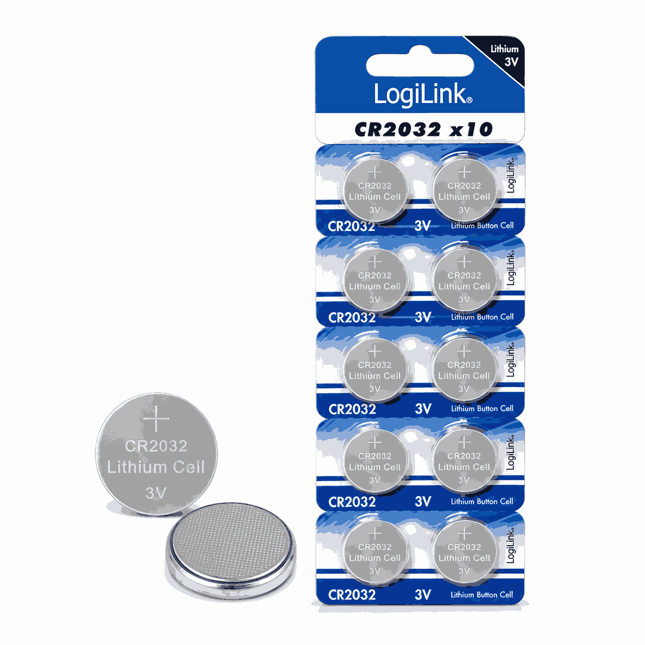 Bateri LogiLink CR2032 Lithium 3V në formë monedhe