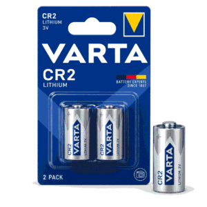 Bateri cilindrike VARTA CR2 Lithium 3V për kamera dhe sensorë