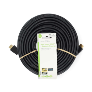 Kabell HDMI Nedis 20m 4K@60Hz me Ethernet dhe konektorë të veshur me ar