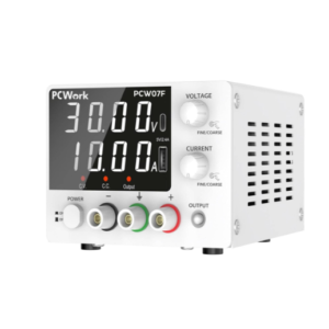 Ushqyes Stacionar Laboratorik PCWork PCW07F 0–30V 10A 300W me ekran LED, USB-A dhe USB-C