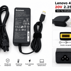 Karikues laptopi Lenovo 45W me dalje 20V 2.25A