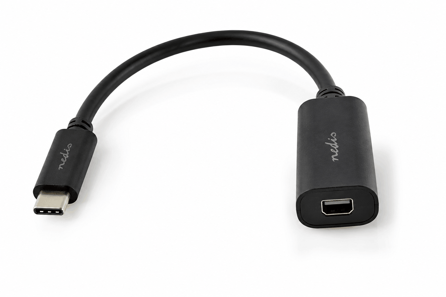 Nedis / Adapter USB-C Male në Mini DisplayPort Female 20cm 8K@60Hz / CCGB64453BK02