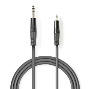 Nedis / Kabëll Jack 6.35mm në 3.5mm Stereo 1.5m / COTH23205GY15