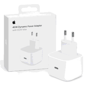 Karikues origjinal Apple 40W Dynamic Power Adapter me 60W Max USB-C për iPhone dhe iPad