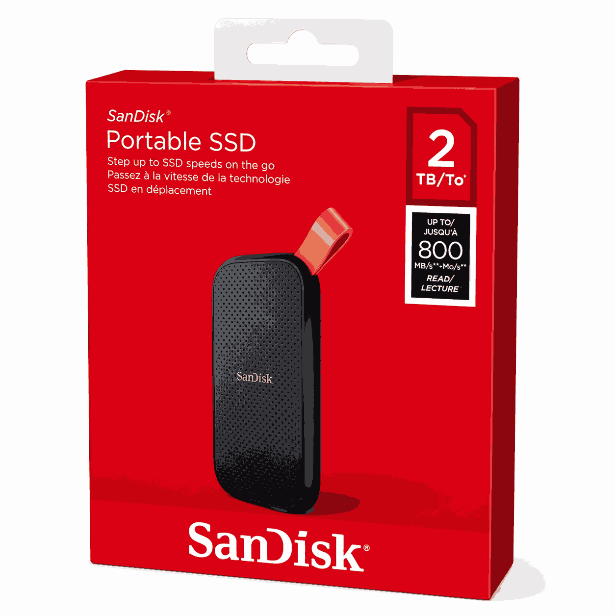 SanDisk Portable SSD 2TB USB-C 800MB/s SDSSDE30-2T00-G26