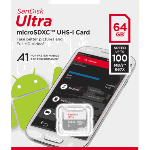SanDisk Ultra microSDXC 64GB 100MB/s A1 UHS-I