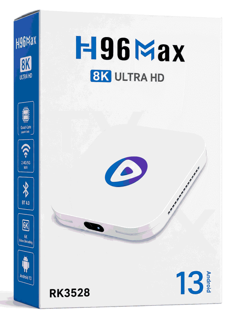 H96 Max Android TV Box 8K 4GB RAM 128GB RK3528 Android 13