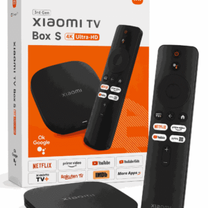 Xiaomi TV Box S 3rd Gen MDZ-32-AA me Google TV 4K Wi-Fi 6 2GB RAM dhe 32GB memorie