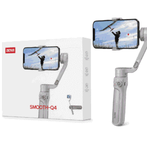 ZHIYUN Smooth Q4 gimbal stabilizues 3-axis për smartphone me extension rod 215 mm