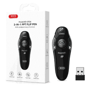 XO CF26 wireless presenter me mouse laser pointer dhe USB receiver 2.4 GHz