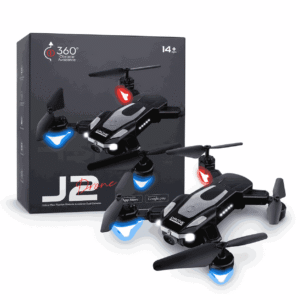J2 Drone Dual Camera i palosshëm me Wi-Fi FPV Optical Flow dhe 360 gradë Obstacle Avoidance