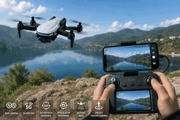 PiHOT P80 Max GPS Drone 4K me 360° Obstacle Avoidance