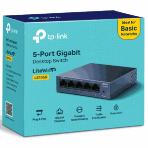 TP-Link LS105G switch Gigabit 5 porta me kasë metalike LiteWave