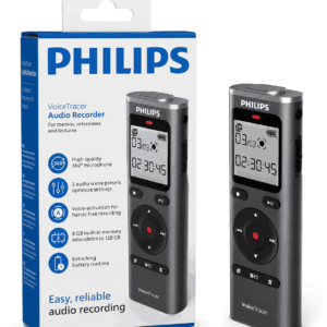 Regjistrues Zëri Philips VoiceTracer DVT1170 8GB me mikrofon 360 gradë