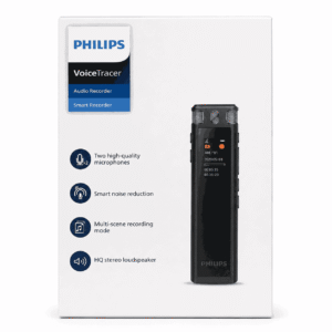 Regjistrues Zëri Philips VoiceTracer VTR5260 16GB me dy mikrofona