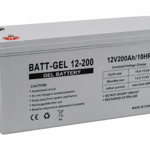 Bateri GEL 12V 200Ah BATT-GEL 12-200 për UPS inverter dhe solar