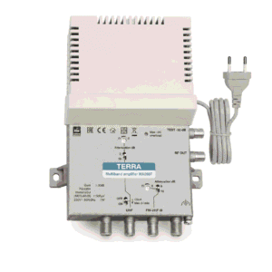 Amplifikator antene TV TERRA MA050T Multiband me filtër LTE700 dhe 2 hyrje